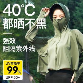 【一体式防晒衣，一件顶3件】2024新款升级冰感黑胶大帽檐防晒衣 冰凉舒适 均码不挑身材