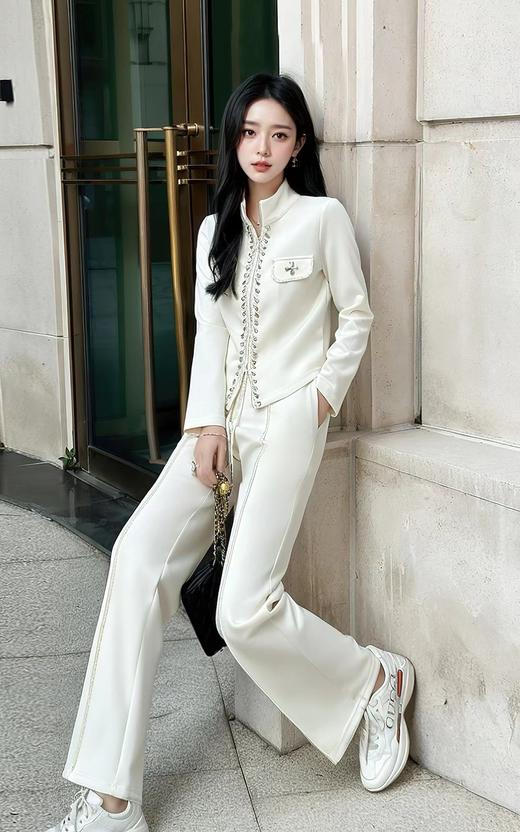 凝脂、漆黑、窃蓝裤子HJ1L30 商品图1