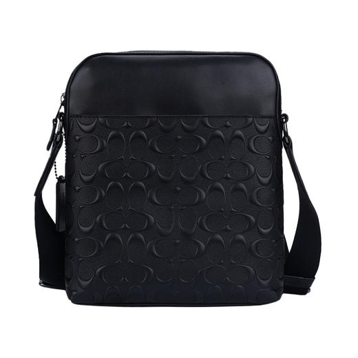 COACH 奥莱款男士小牛皮单肩斜挎包 商品图3