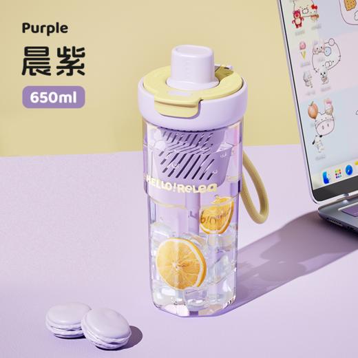 【特惠6折】物生物优趣随手杯茶水分离泡茶杯子吸管杯水杯 商品图6