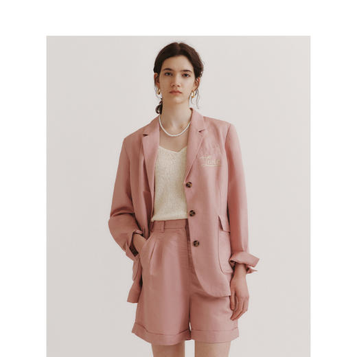 TeenieWeenie小熊字母西装外套女夏季女西服TTJK246411I 商品图3