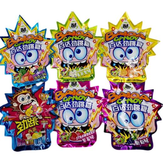 百达劲跳糖草莓味30g 商品图0