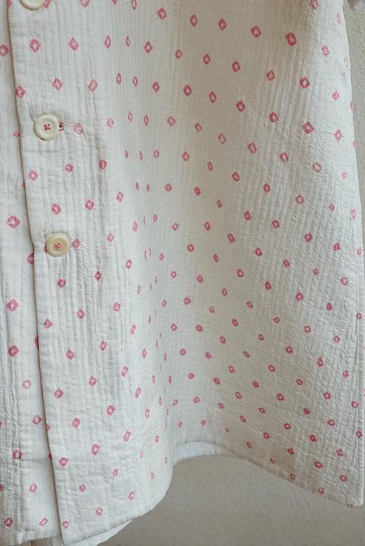 MAKU textiles｜丝棉粉印花长外套大衣 商品图13