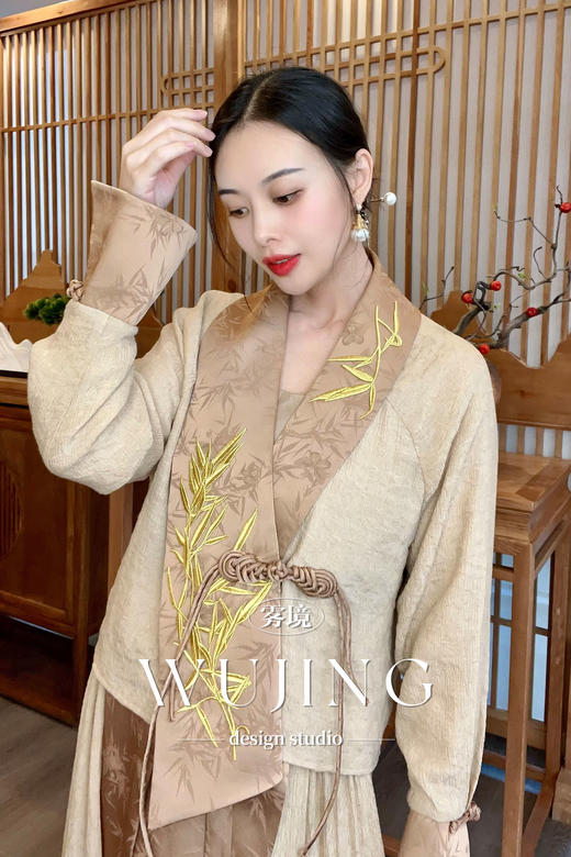 【雾境定制】虚怀若谷系列高贵新中式马面裙 3203099 商品图7