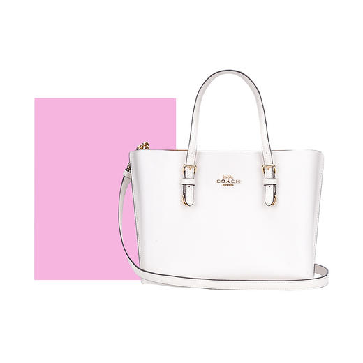 COACH 奥莱款小号女士皮质单肩斜挎手提包 商品图9