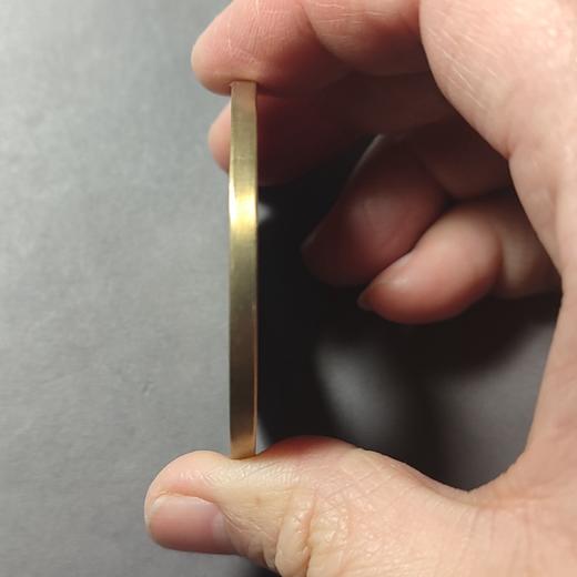 古泉书馆文创 六字真言 (薄版）雕母 文房把件 DH0013 商品图4