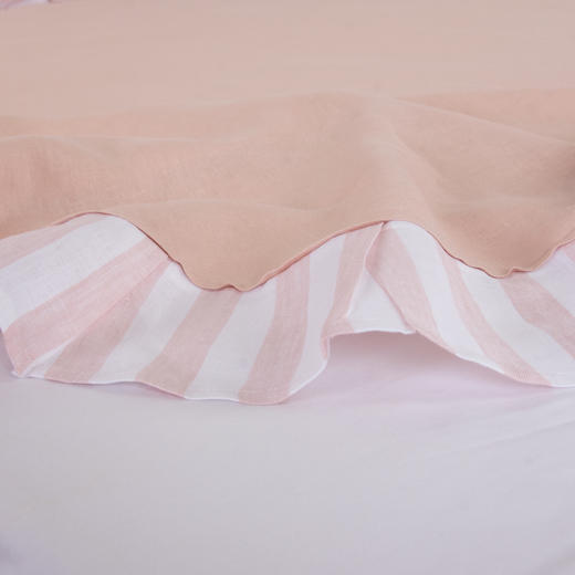 原野纯麻三件套纯亚麻条纹小清新 商品图4