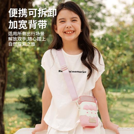 zoyzoii儿童水杯宝宝直饮吸管杯扁扁杯E16 商品图0