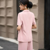 剩S/M/L/XL/XXL 米思阳2025夏季新款通勤职业短袖西装高级感减龄一粒扣上衣女210 商品缩略图3