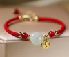 凤凰涅磐和田玉平安扣手链女本命年手工编织母亲节520情人节礼物送女友 商品缩略图0