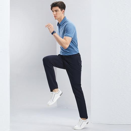 【含莫代尔】柒牌休闲长裤男2024春夏新款商务百搭男士直筒男裤子	126H71620 商品图3