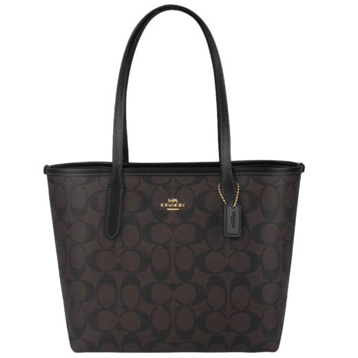 COACH 奥莱款女士PVC配皮单肩斜挎包 商品图11