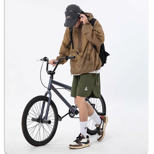 【复古运动短裤】运动短裤男2024夏季新款美式复古开叉设计感沙滩裤刺绣休闲五分裤-YDXPXH020 商品图1