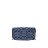 COACH 奥莱款女士牛仔布配皮单肩斜挎包 商品缩略图3
