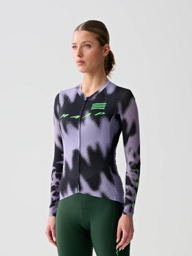 MAAP 女士 LPW Pro Air Jersey 限量款长袖骑行服 紫/黑