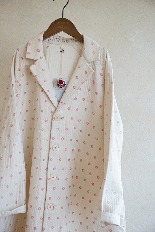 MAKU textiles｜丝棉粉印花长外套大衣 商品图14