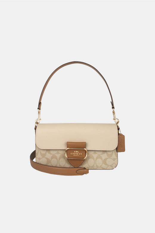 COACH 奥莱款女士PVC配皮单肩斜挎手提包 商品图13