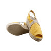 断码特价37码&38码西班牙原产手工制作时尚轻便超舒适女款草编鞋 341V-黄色/米色 商品缩略图4