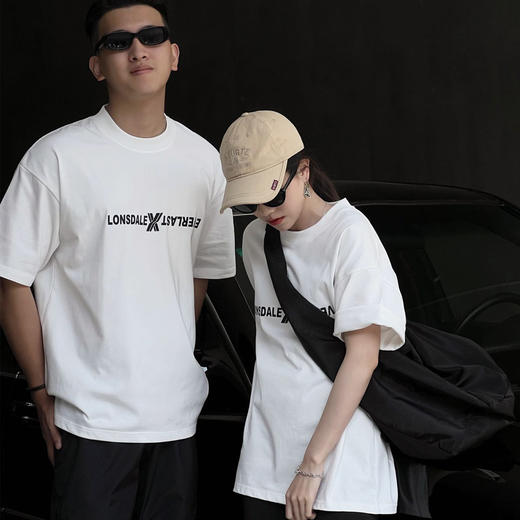 LONSDALE/龙狮戴尔 夏季情侣潮流T恤圆领宽松短袖[福利品] 商品图0