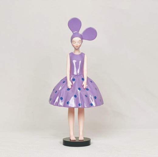 紫茎波点-然女孩-500版 商品图0