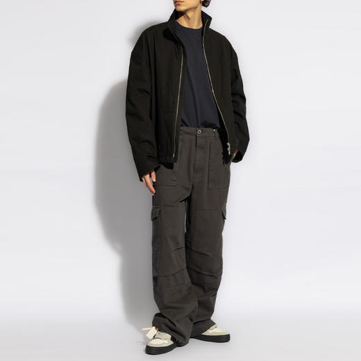 MOOSE KNUCKLES 男士驼鹿指节徽标棉质圆领短袖T恤 蓝色 M14MT719 833 商品图3