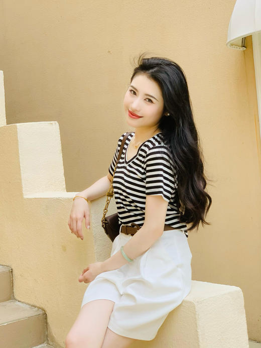 【百图lulu定制】【小A字短裤】买一送一，送腰带  轻休闲 轻通勤 夏日短裤 商品图4