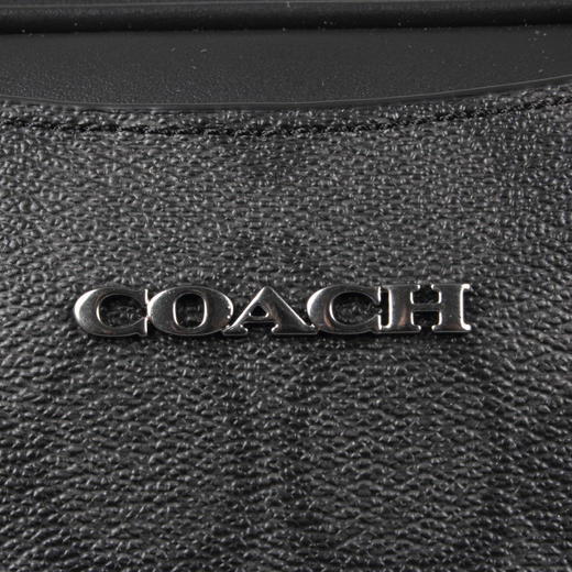 COACH 奥莱款大号男士PVC配皮单肩斜挎手提包 商品图8