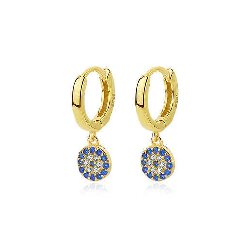 【恶魔之眼】S925银微镶锆石耳饰【YF-E2939】 商品图0