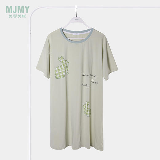 美季美优女士兔子印花短袖裙Y420204 商品图0