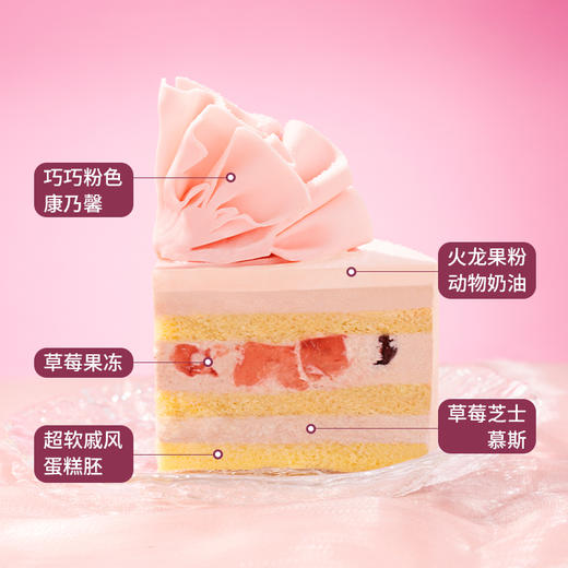 【幸福花开】甜蜜祝福如同美丽的花一样优雅绽放，愿未来的每一天都幸福快乐（南京幸福西饼蛋糕） 商品图3