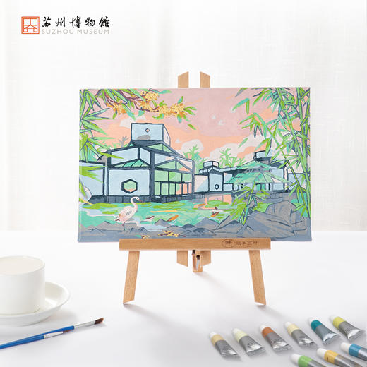 苏州博物馆 DIY数字油画 商品图1