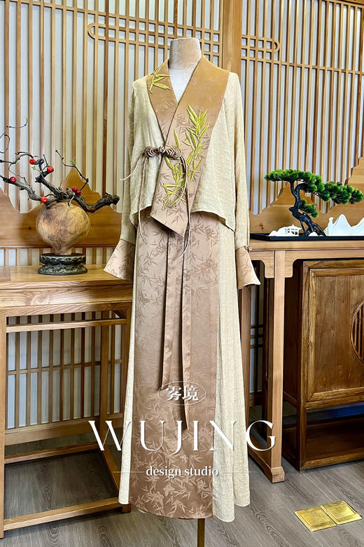 【雾境定制】虚怀若谷系列高贵新中式马面裙 3203099 商品图8