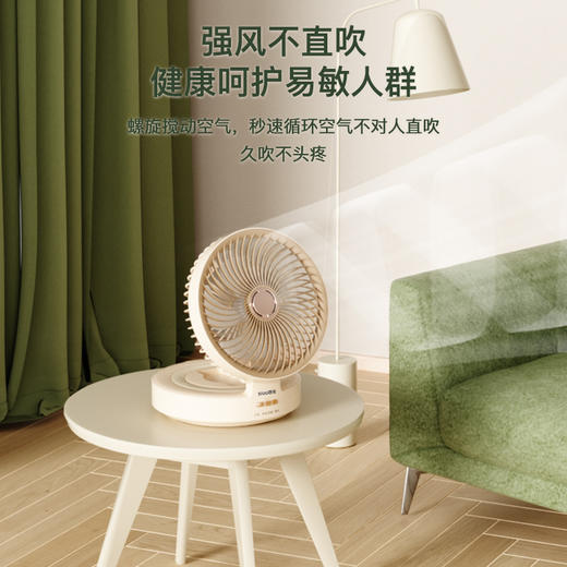 西佑悬浮折叠免打孔氛围灯空气循环扇 商品图4