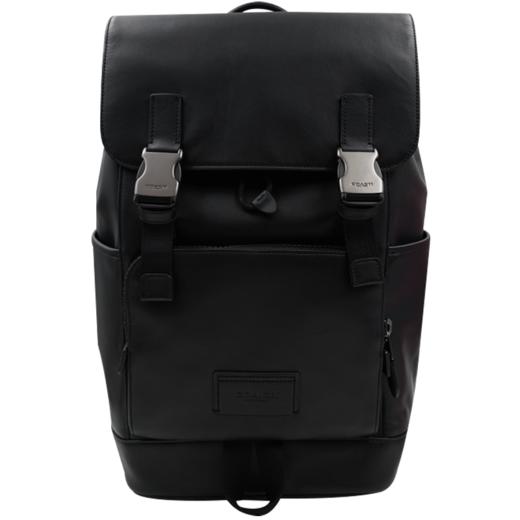 COACH 奥莱款大号男士皮质双肩背包 商品图11