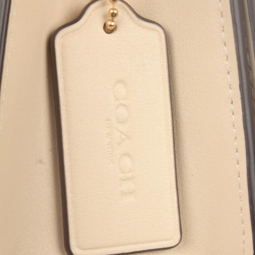 COACH 奥莱款女士PVC配皮单肩斜挎包 商品图8