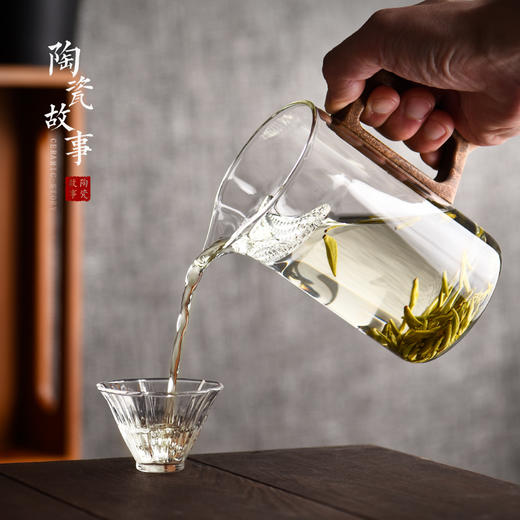 黑胡桃木把月牙公杯 商品图4