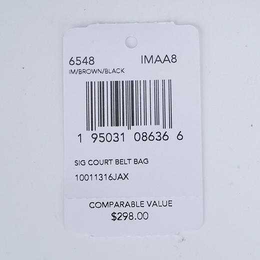 COACH 奥莱款小号女士PVC配皮腰包 商品图9