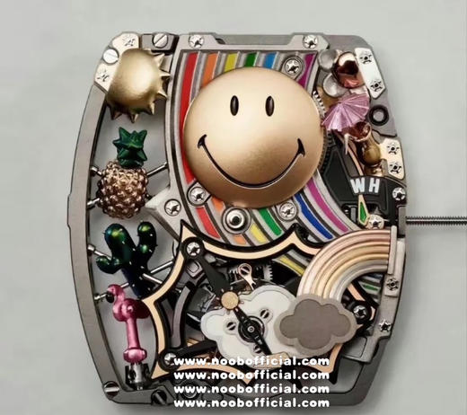 【 RICHARD MILLE 】理查米尔 发布全新RM 88 Smiley自动上链飞轮腕表，演绎玩趣风格。历时3年的研发，一款技艺和创新非凡的腕表就此问世，RM 88自主机芯自动上链陀飞轮 商品图0