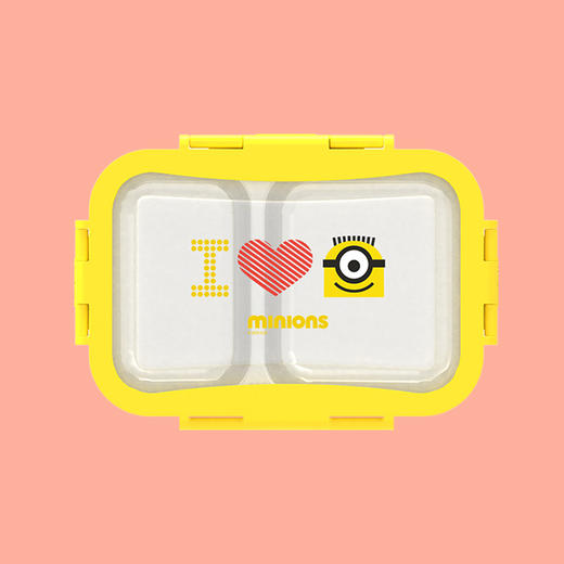 神偷奶爸小黄人双层分割便当盒 商品图2