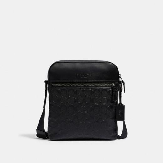 COACH 奥莱款男士小牛皮单肩斜挎包 商品图9