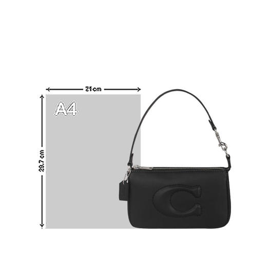 COACH 奥莱款女士皮质单肩手提包 商品图6