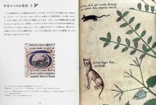 【中商原版】中世纪猫的生活 装饰手抄本图鉴 日文艺术原版 中世ネコのくらし 装飾写本でたどる Kathleen Walker-Meikle 商品图7