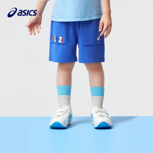 ASICS/亚瑟士童装2024儿童夏季运动短裤奥运趣味凉感吸汗抗菌新品 商品图0