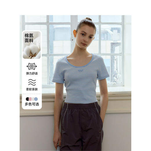 TeenieWeenie小熊字母短袖圆领T恤女夏季女t恤TTRA246431H 商品图0