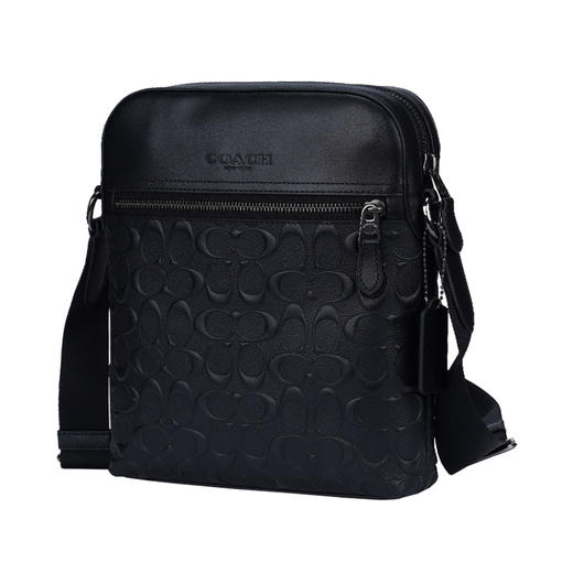 COACH 奥莱款男士小牛皮单肩斜挎包 商品图1