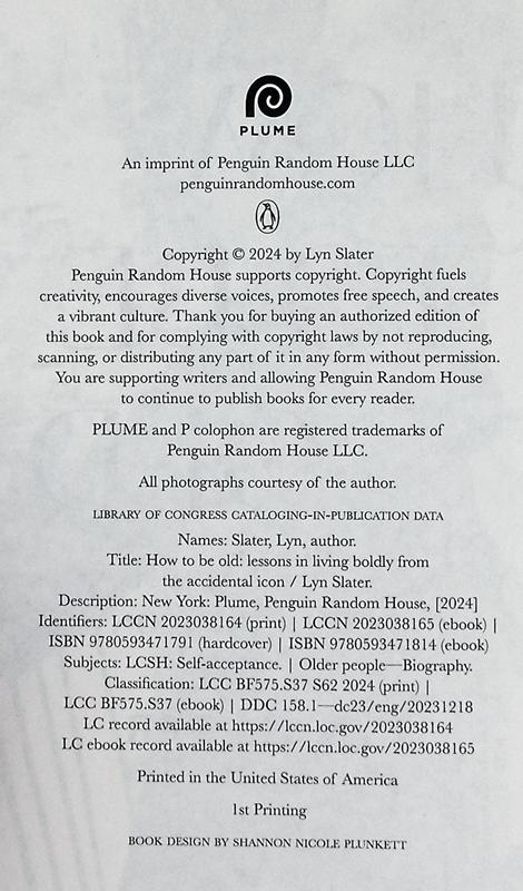 【中商原版】如何变老 从时尚博客中汲取大胆生活的教训 How to Be Old 英文原版 Lyn Slater 衰老与老化 生活百科 商品图4