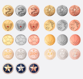 创意浮雕贴片可更换奖章勋章挂牌