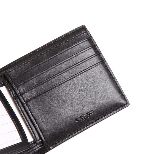 Coach 奥莱款男士PVC短款钱包 商品图10