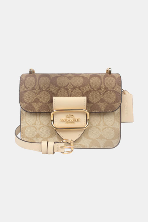 COACH 奥莱款女士PVC配皮单肩斜挎包 商品图13