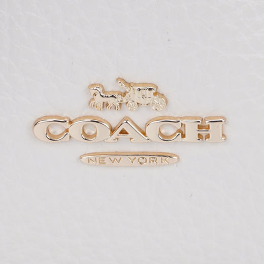 COACH 奥莱款Marlie系列女士PVC配皮旋钮手提单肩斜挎包 商品图8